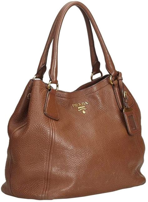 prada brown leather